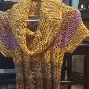 Crocheted colorful top